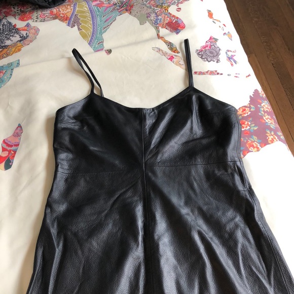 Reformation Jinx Leather Dress - Picture 4 of 6